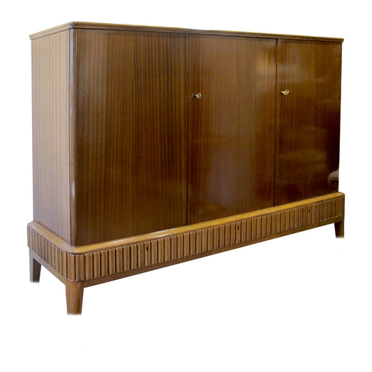 1940s Tall Swedish Sideboard/Cabinet by Blomstermåla Möbelfabrik