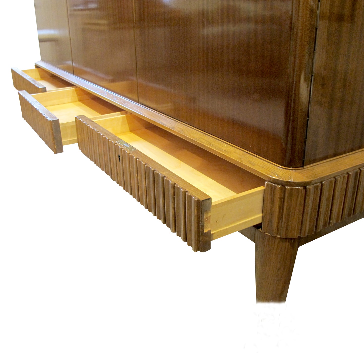 1940s Tall Swedish Sideboard/Cabinet by Blomstermåla Möbelfabrik