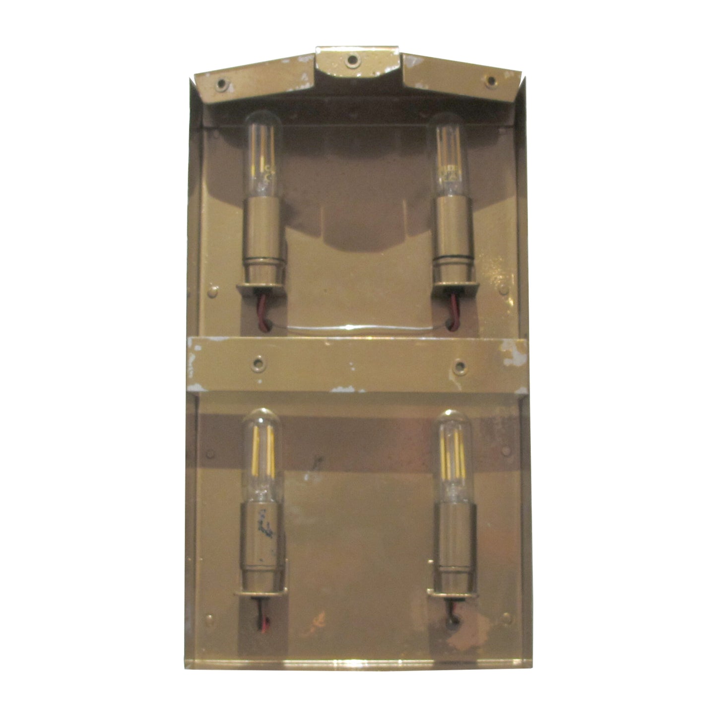 1960s Pair of Frosted Ice Glass Two Tier Wall lights by J. T. Kalmar, Austrian