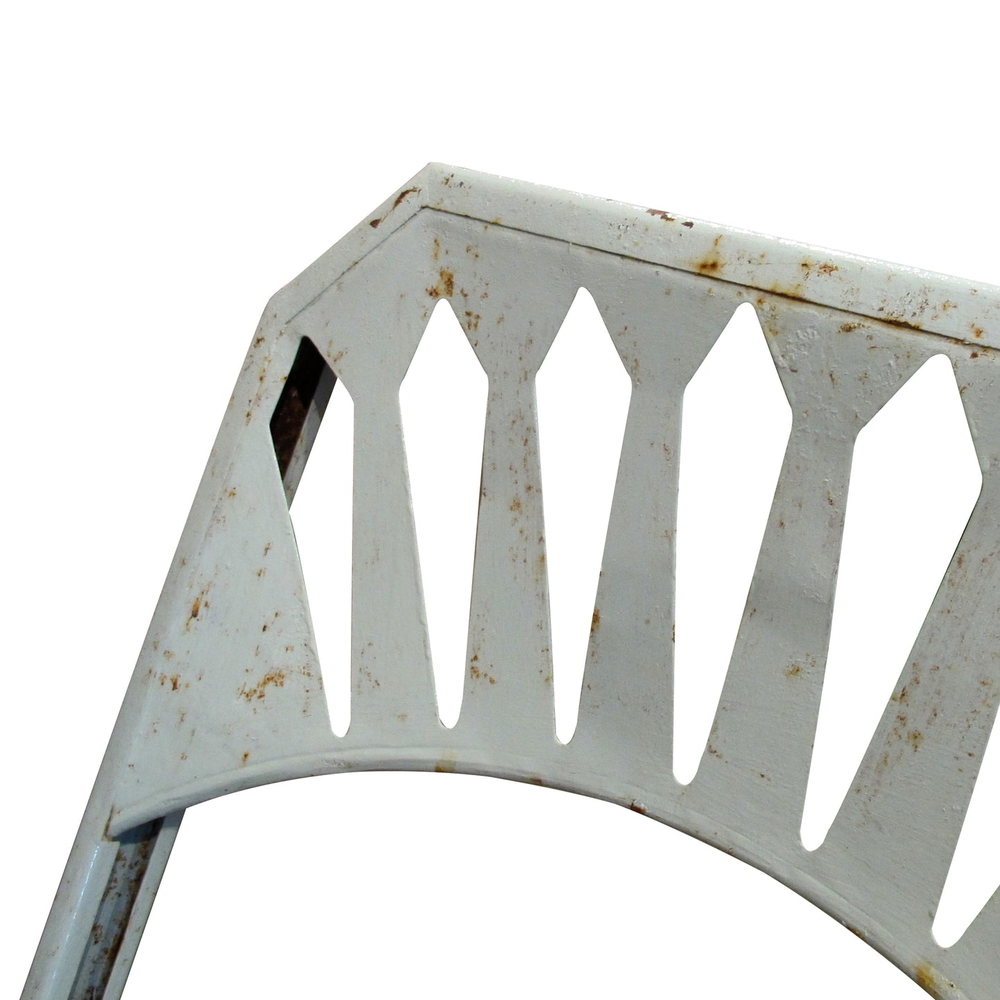 Set of Eight French Metal Folding Garden Chairs, 1950s