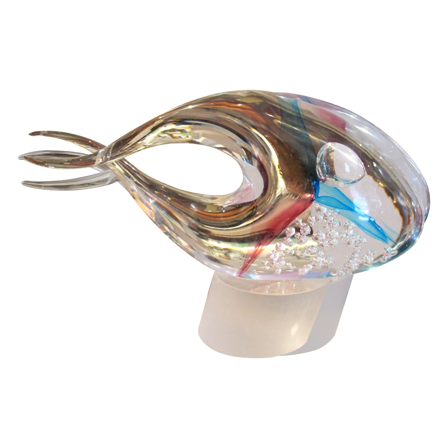 Large Vintage Italian Murano Glass Fish Sculpture, 1960s