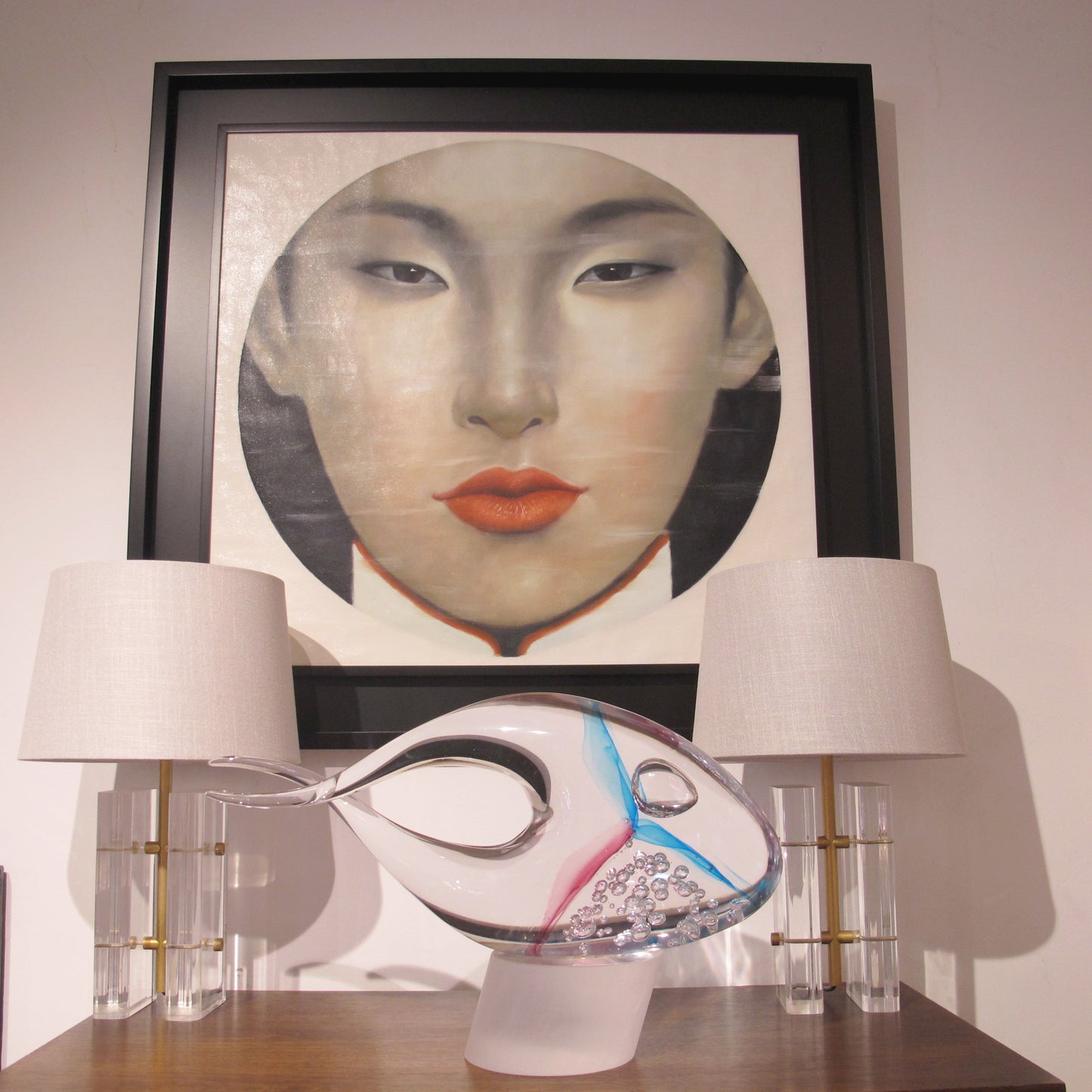 Large Vintage Italian Murano Glass Fish Sculpture, 1960s