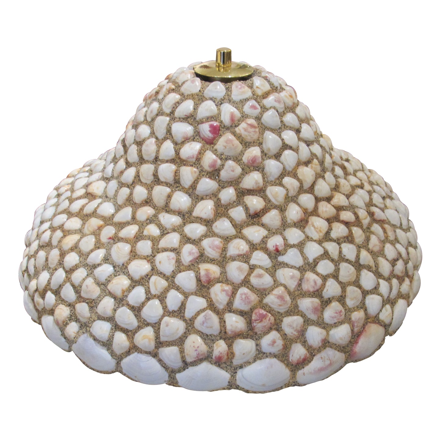 Pair of Large Handcrafted Seashell Table Lamps, 1970s English