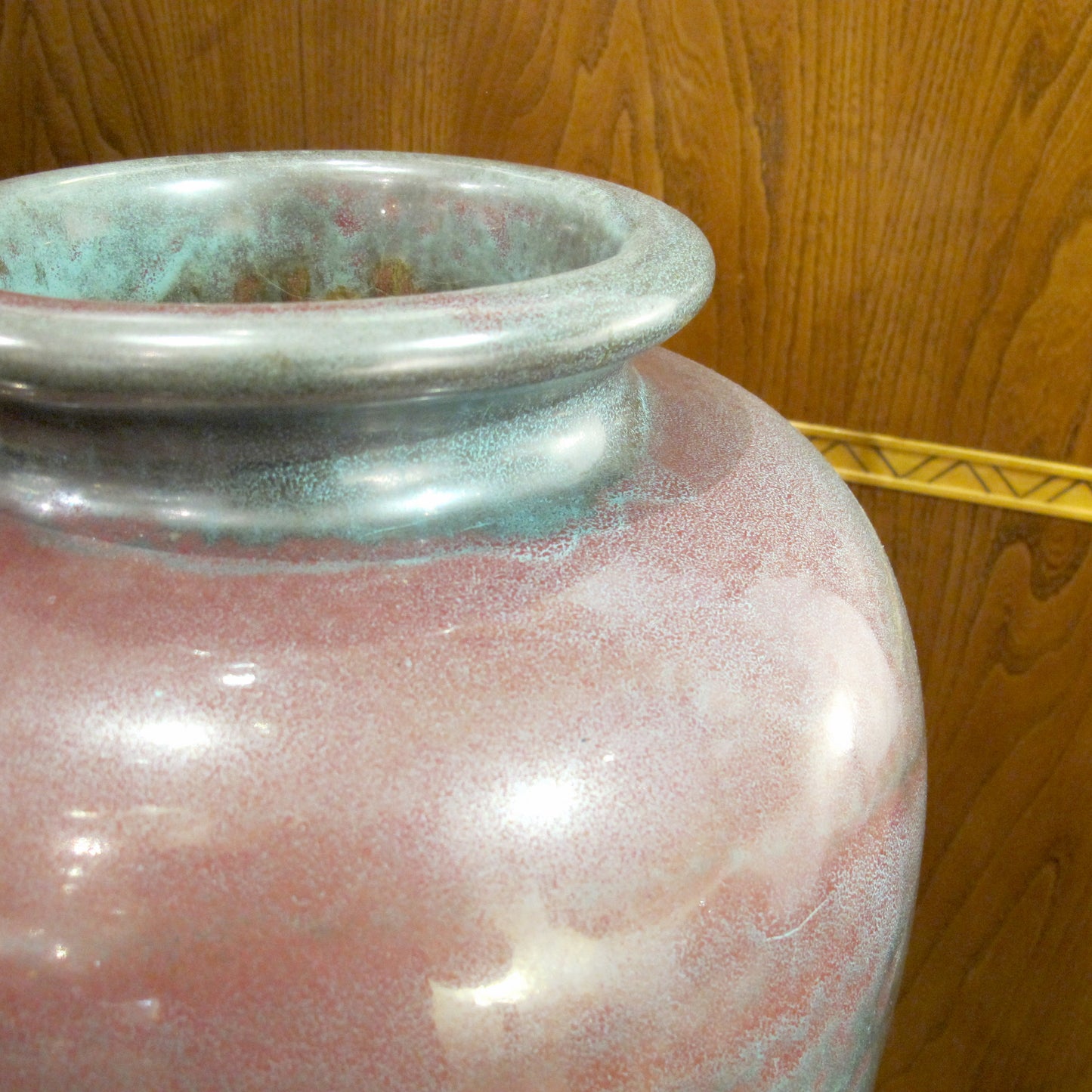 Large West German Glazed Ceramic Vase, Mid 1940s