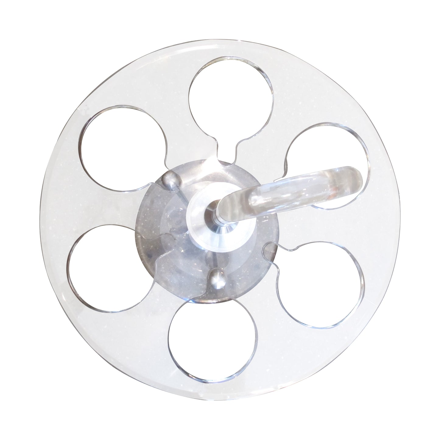 1970s French Perspex & Chrome Umbrella Stand