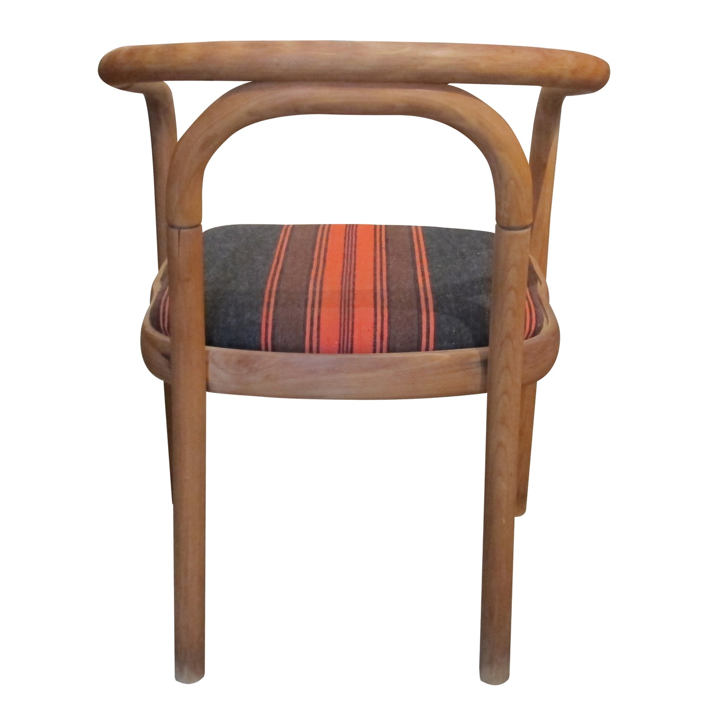 Vintage 1960s Occasional Chairs with Bentwood Frames and Striped Seats