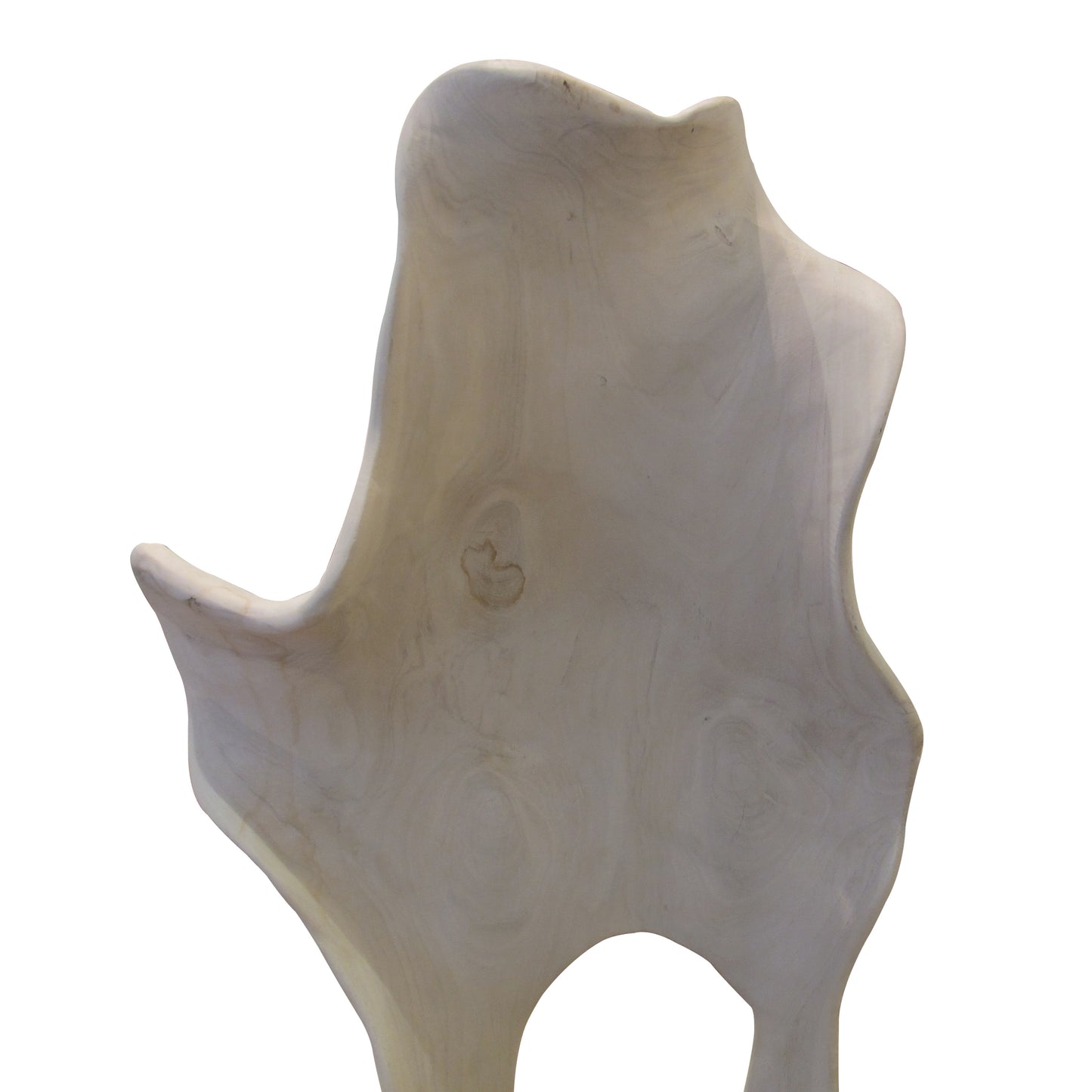 Mid-century Large Abstract White Driftwood Sculpture