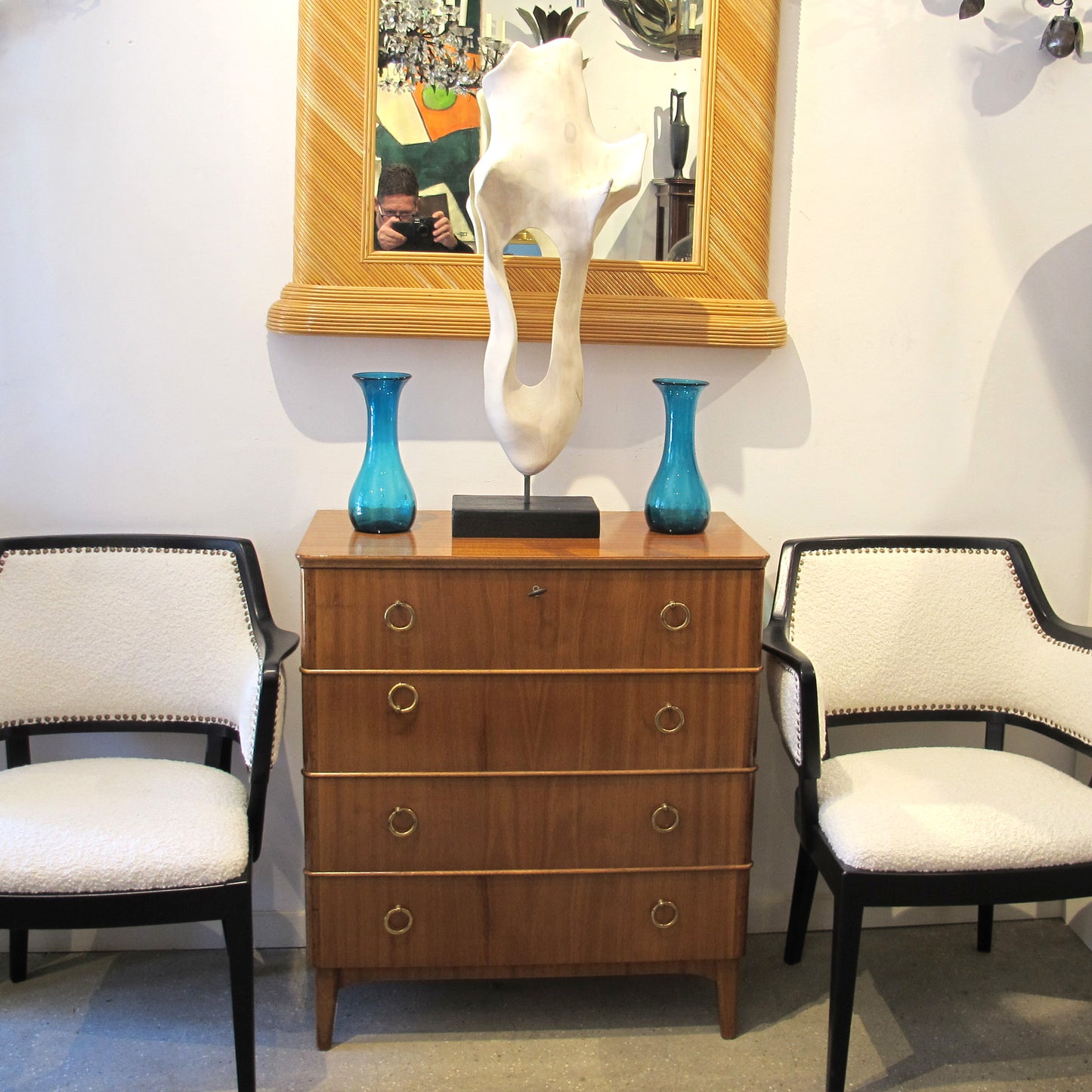 Mid-Century Tall Chest of Drawers, Swedish