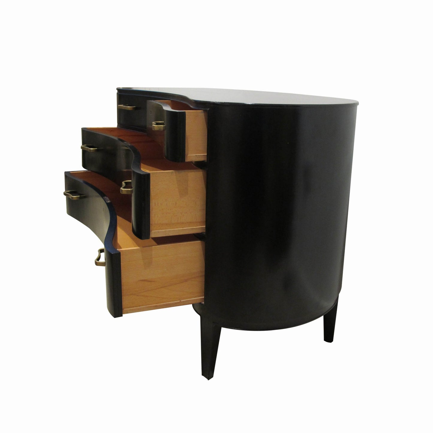 Mid century Ebonised chest of drawers