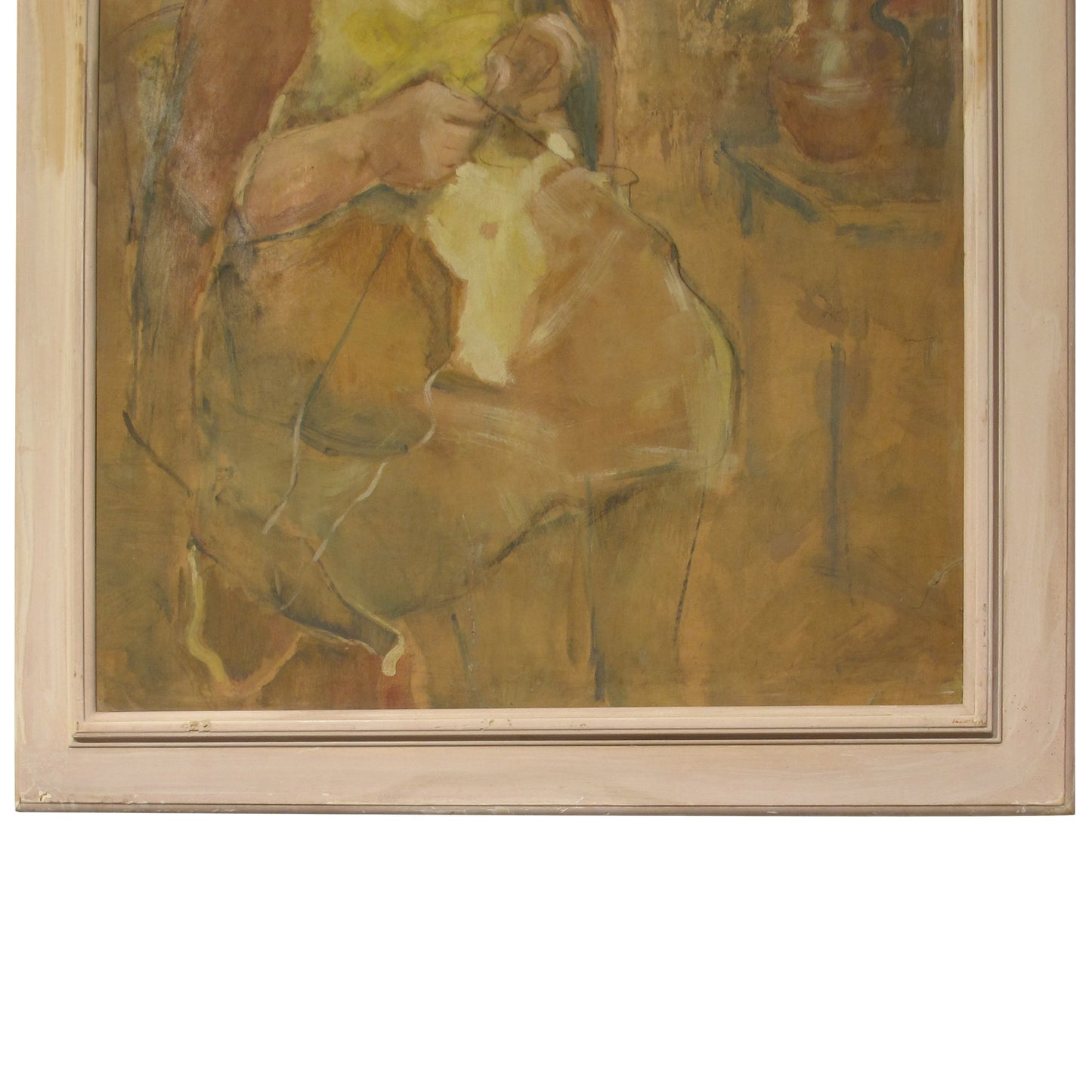 Early 20th Century Oil Painting of a Woman, Continental