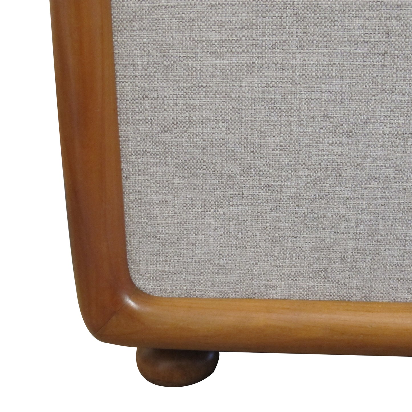 1960s Large Pair of Armchairs with Curved Teak Frame, German