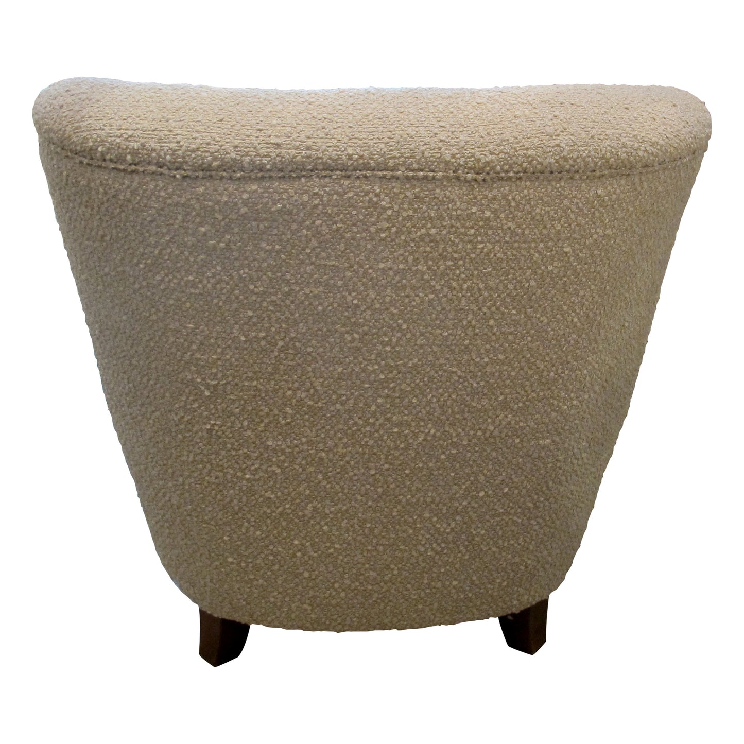 Pair of Vintage Finnish Lounge Chairs in Textured Beige Fabric