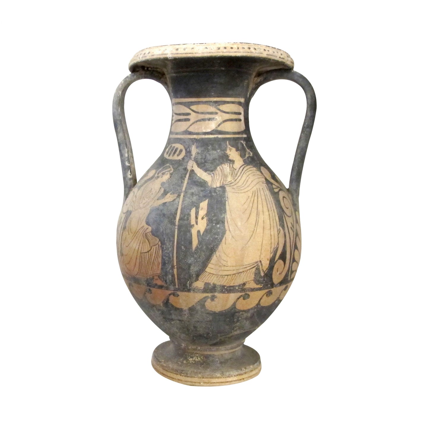 Early 20th Century Set Of Seven Decorative Etruscan Vases, Greek