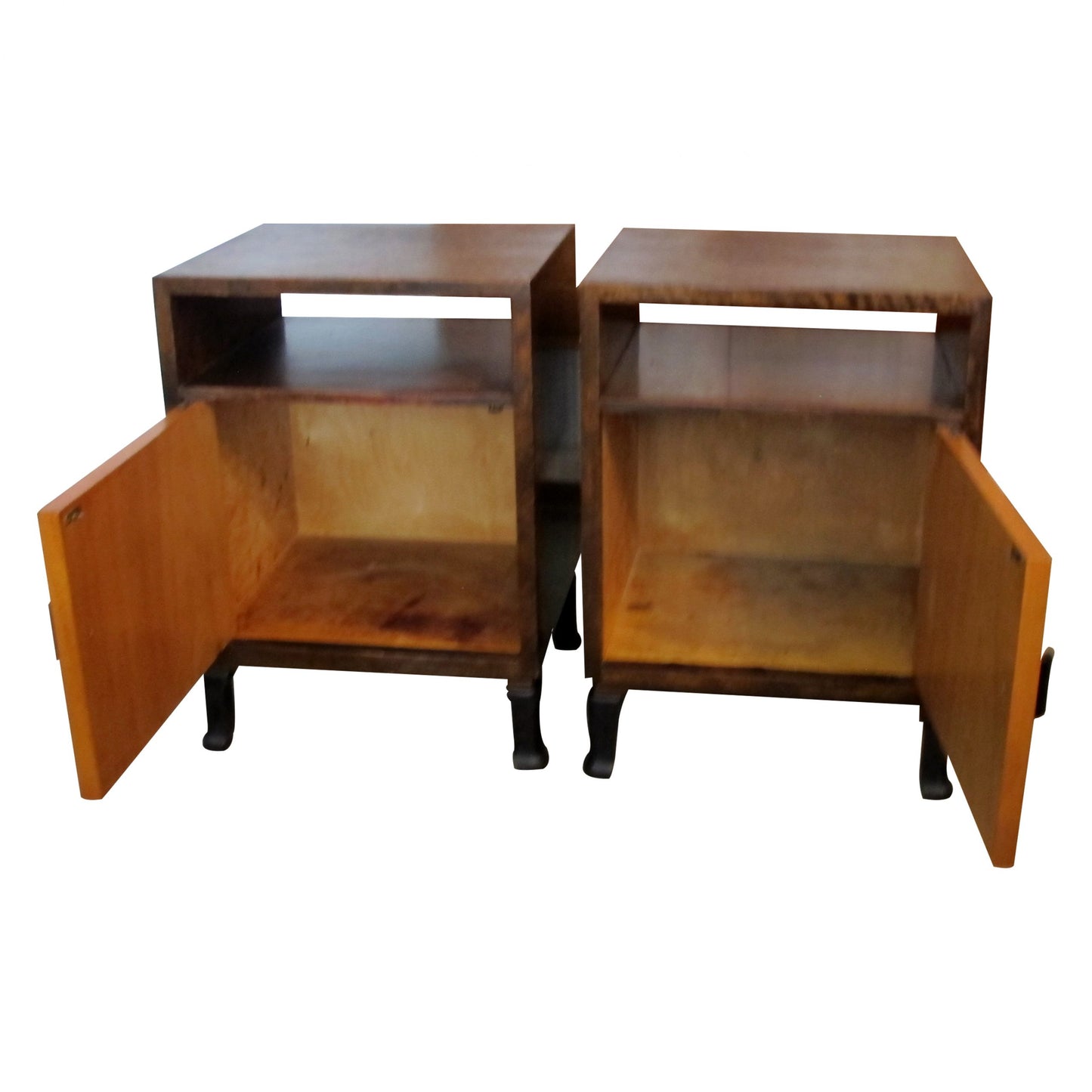 1930s/40s SWEDISH PAIR OF NIGHTSTANDS DESIGNED AXEL LARSSON