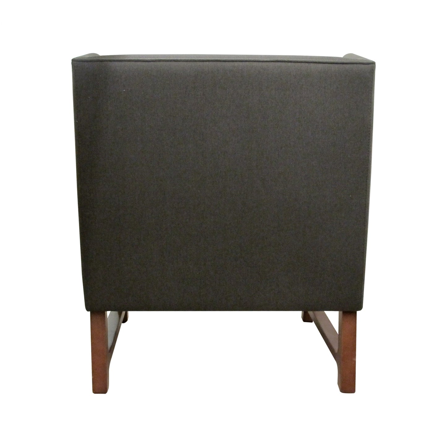 English Modern Large Wingback Armchair with its Matching Stool