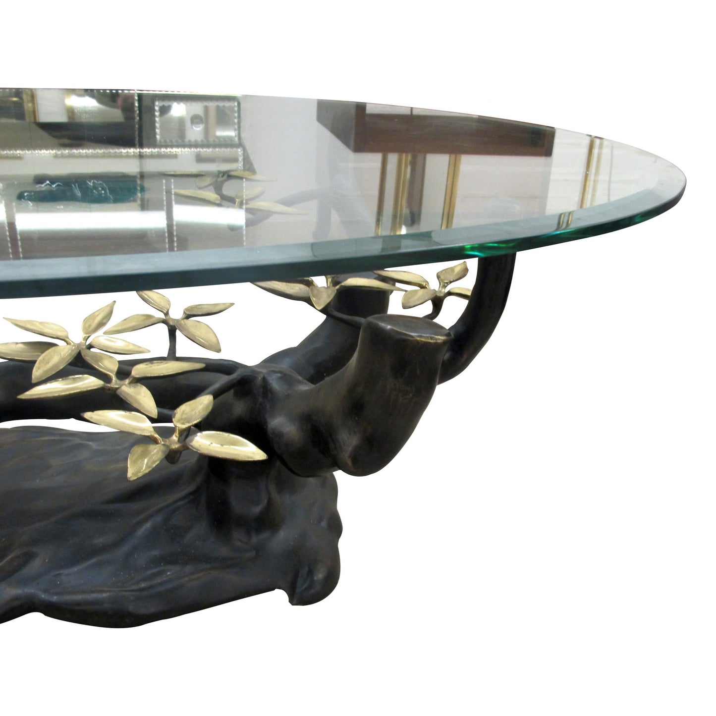 Belgian, 1970s Willy Daro Oval “Bonsai” Coffee table