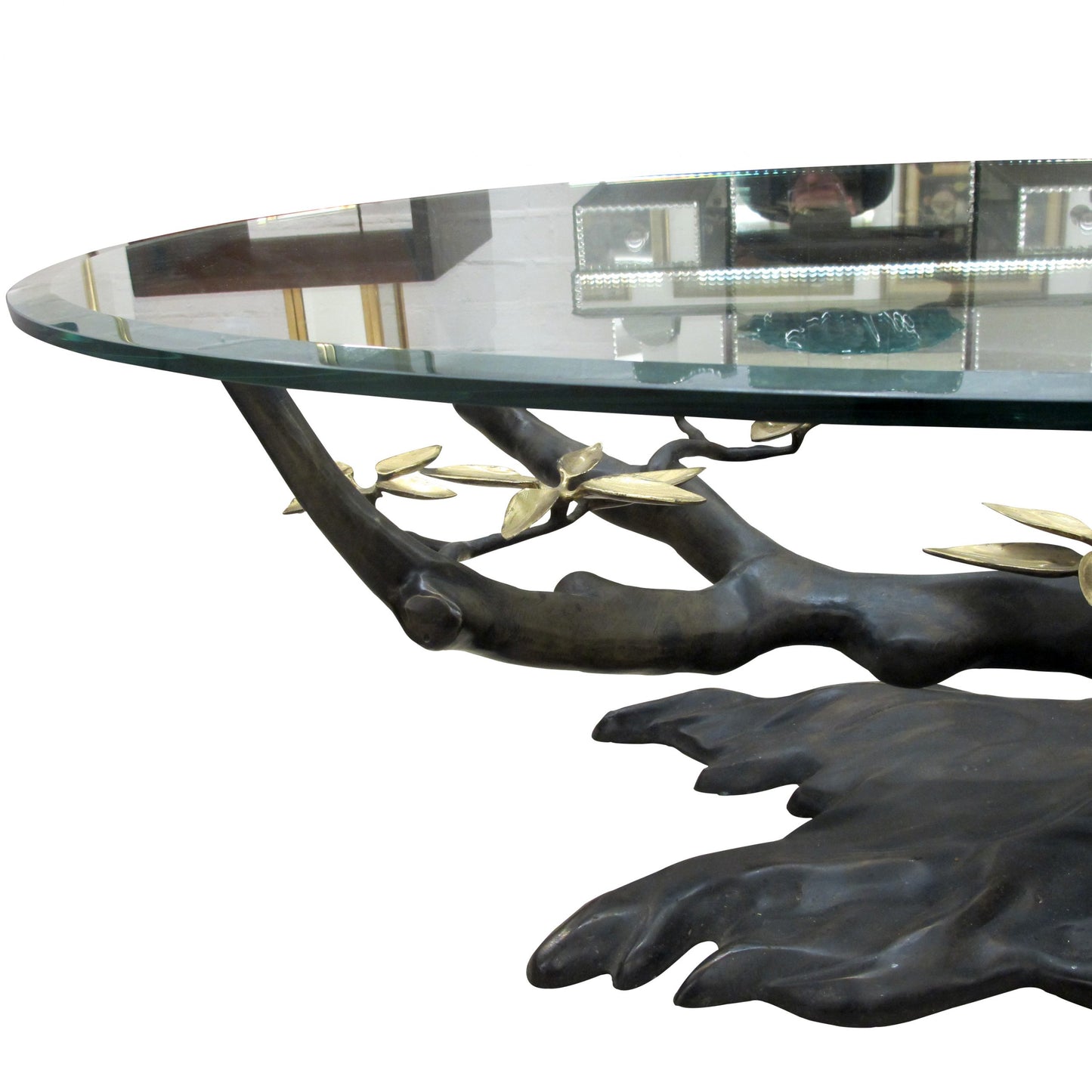 Belgian, 1970s Willy Daro Oval “Bonsai” Coffee table