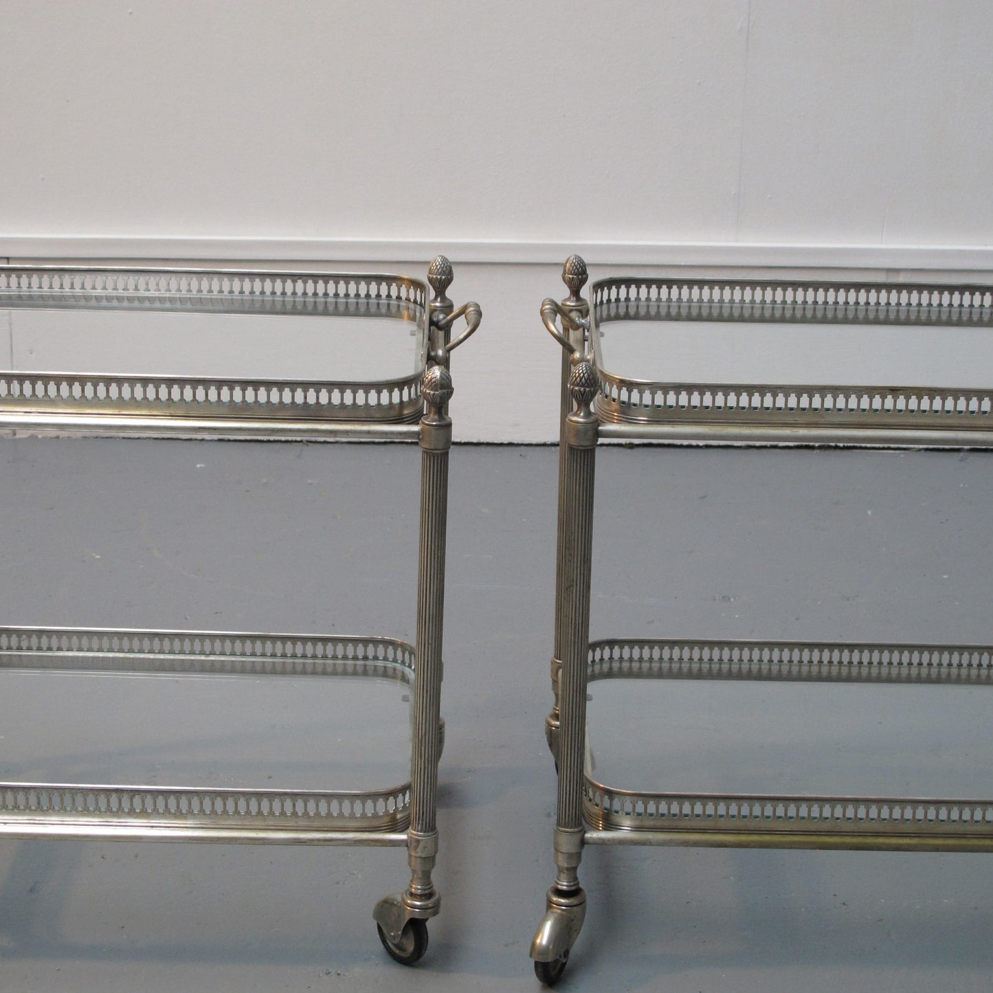 Silver Plated Trolleys