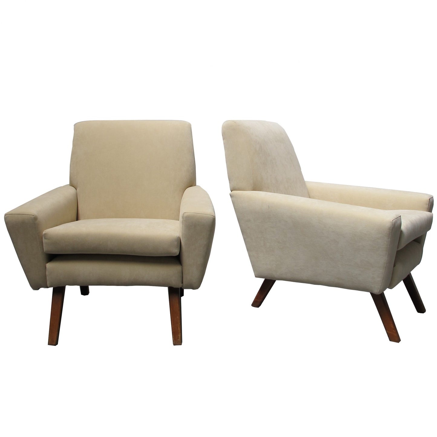 French Mid-Century Armchairs