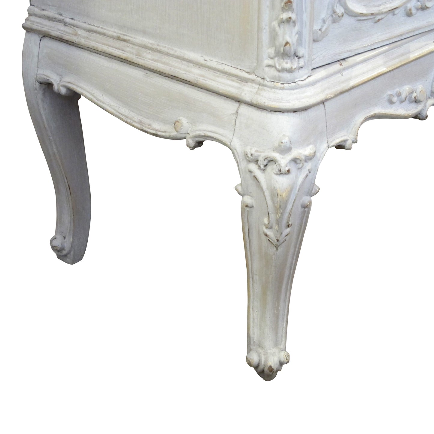 Pair of Painted Bedside Tables – Nightstands, Mid-Century French