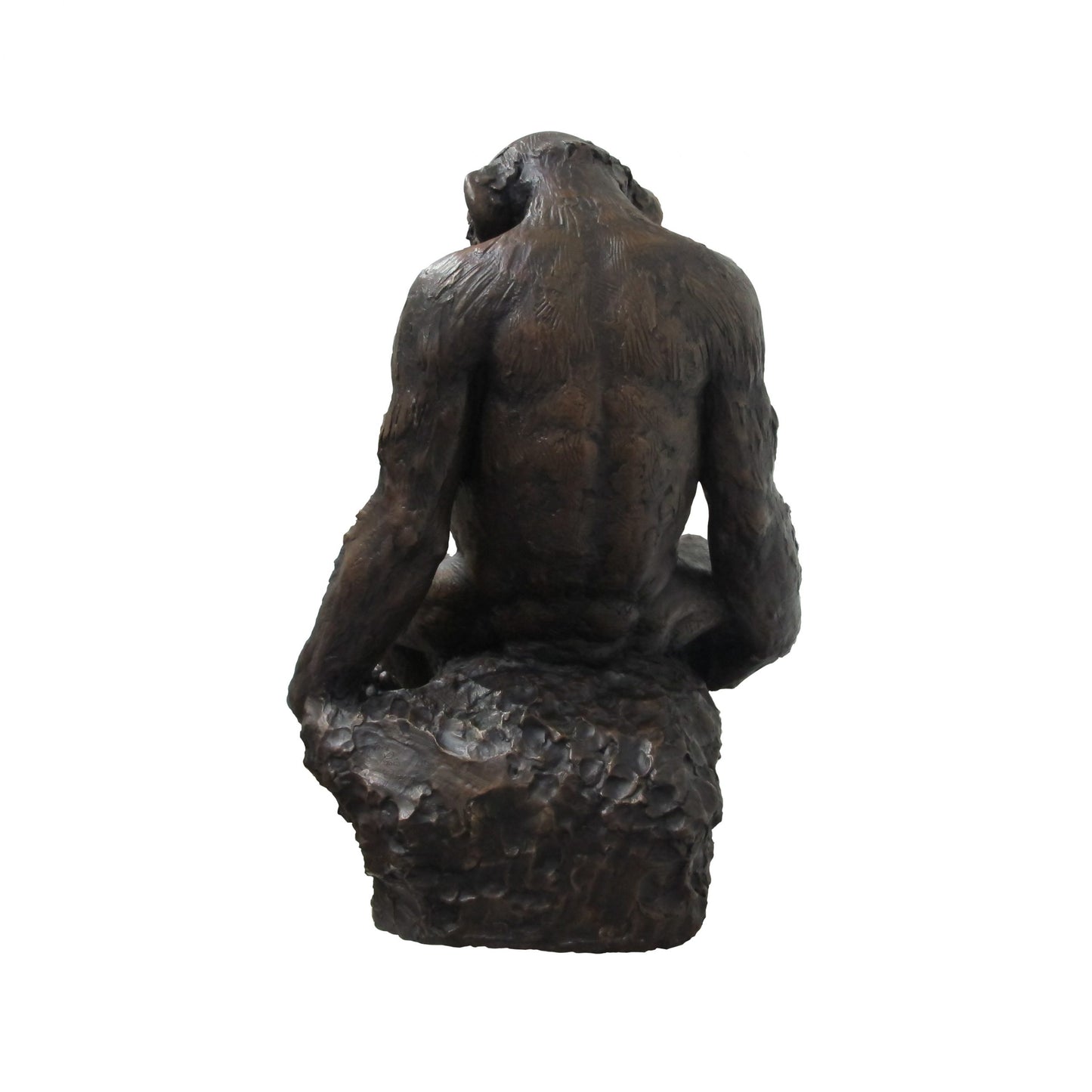 Bronze Chimpanzee Sculpture