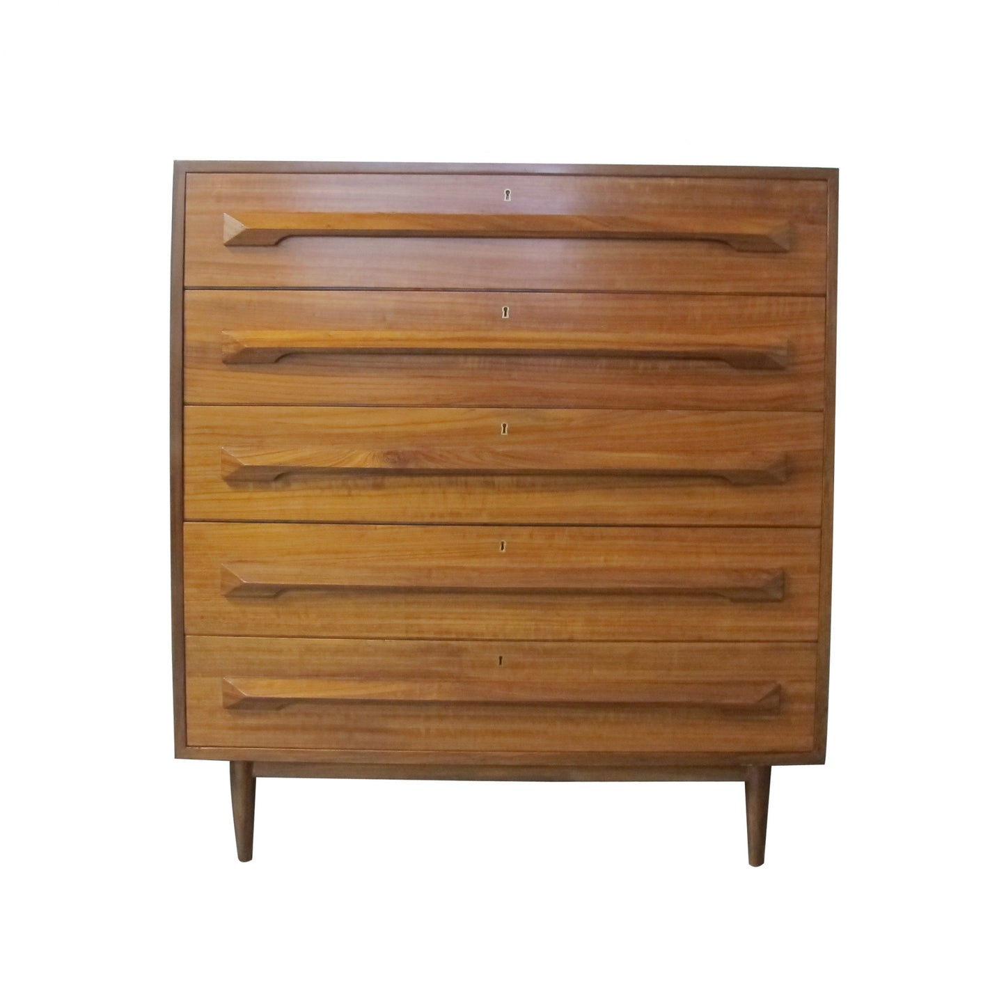 Scandinavian Walnut Chest Of Drawers