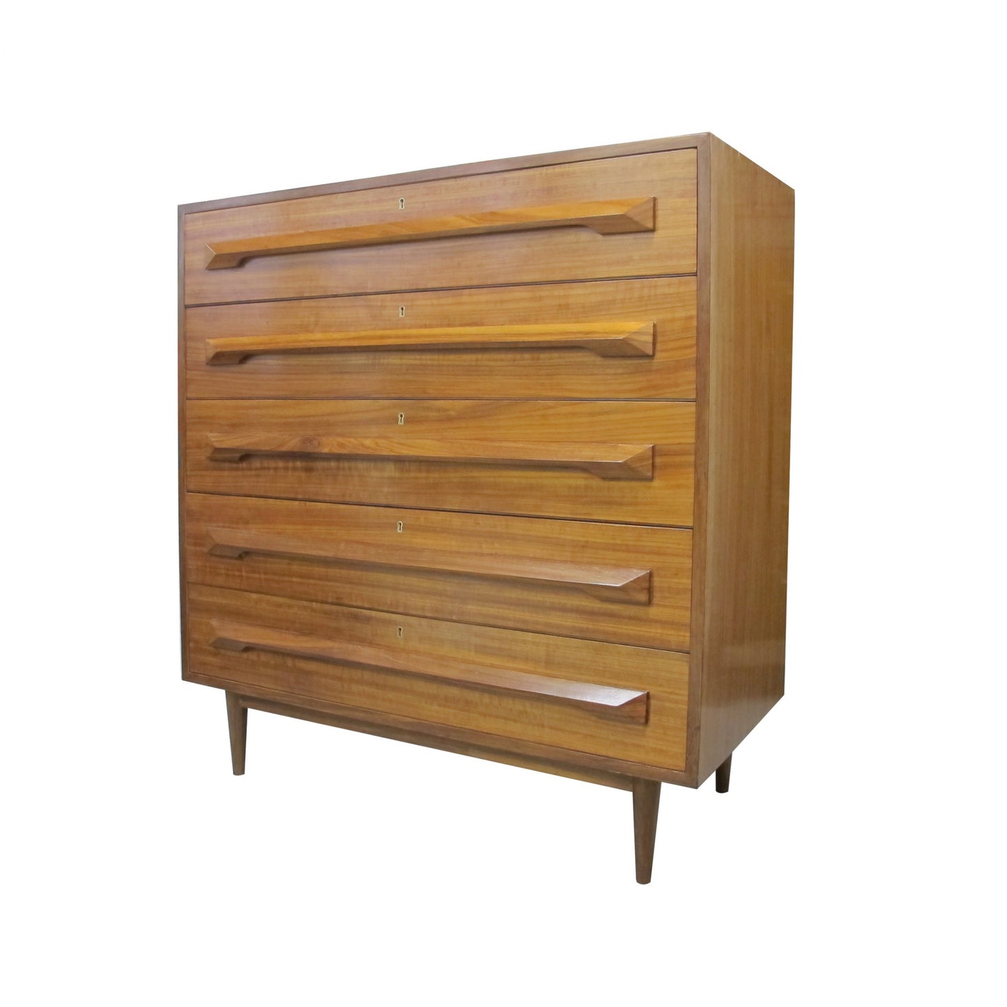 Scandinavian Walnut Chest Of Drawers