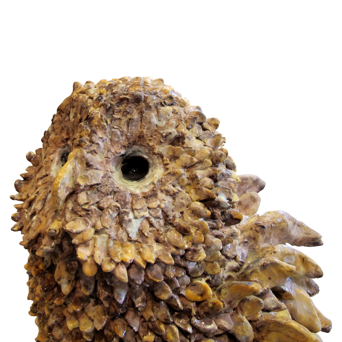 1960s Ceramic Owl Sculpture Attributed to Roger Capron, French