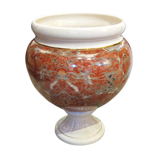 1970s Oversize Highly Decorative Urn/Planter by Tommaso Barbi, Italian