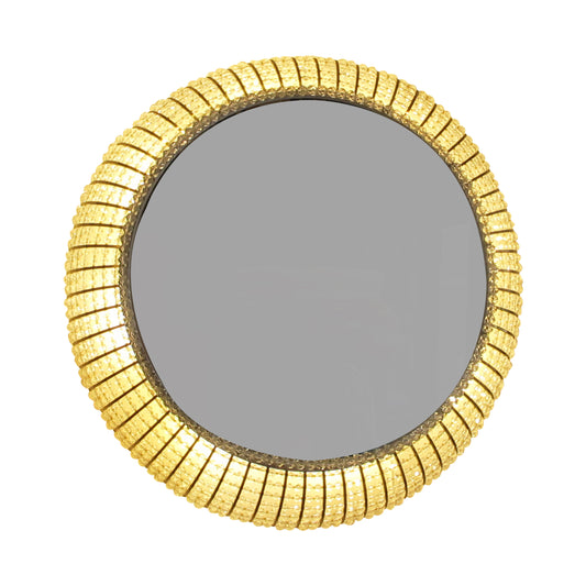 1950s/60s Large Round Backlit Mirror Designed by Emil Stejnar, Austrian