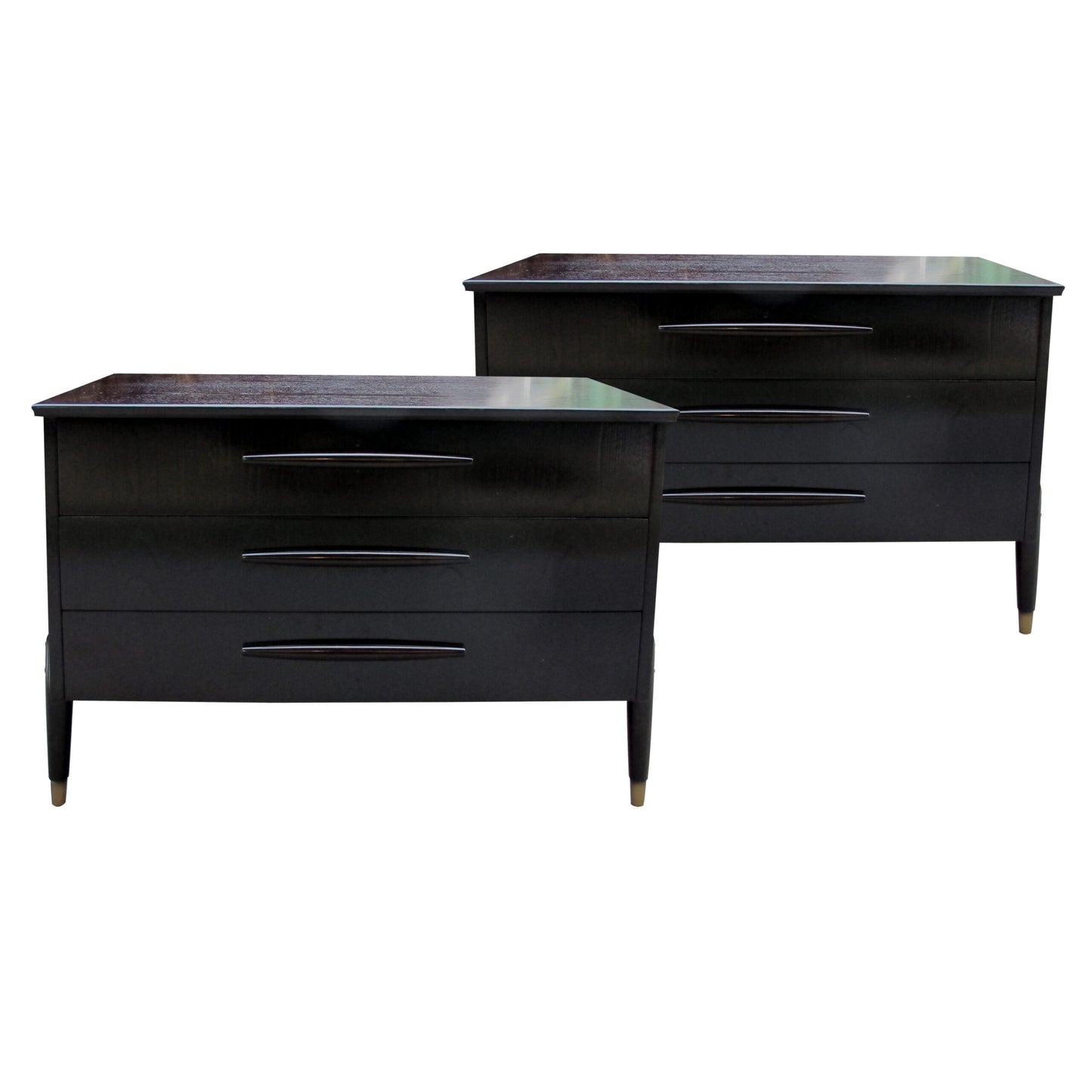 Pair of Scandinavian Teak Chests of Drawers, Mid-Century Modern