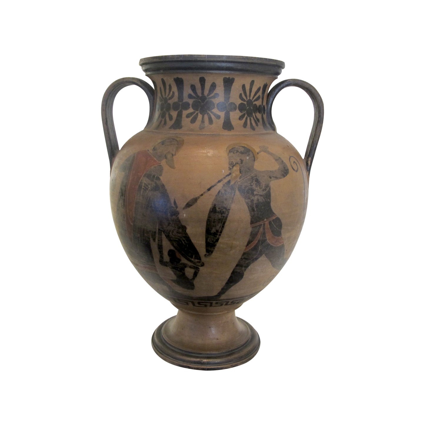 Early 20th Century Italian Set Of Five Decorative Etruscan Style Lekythos Vases