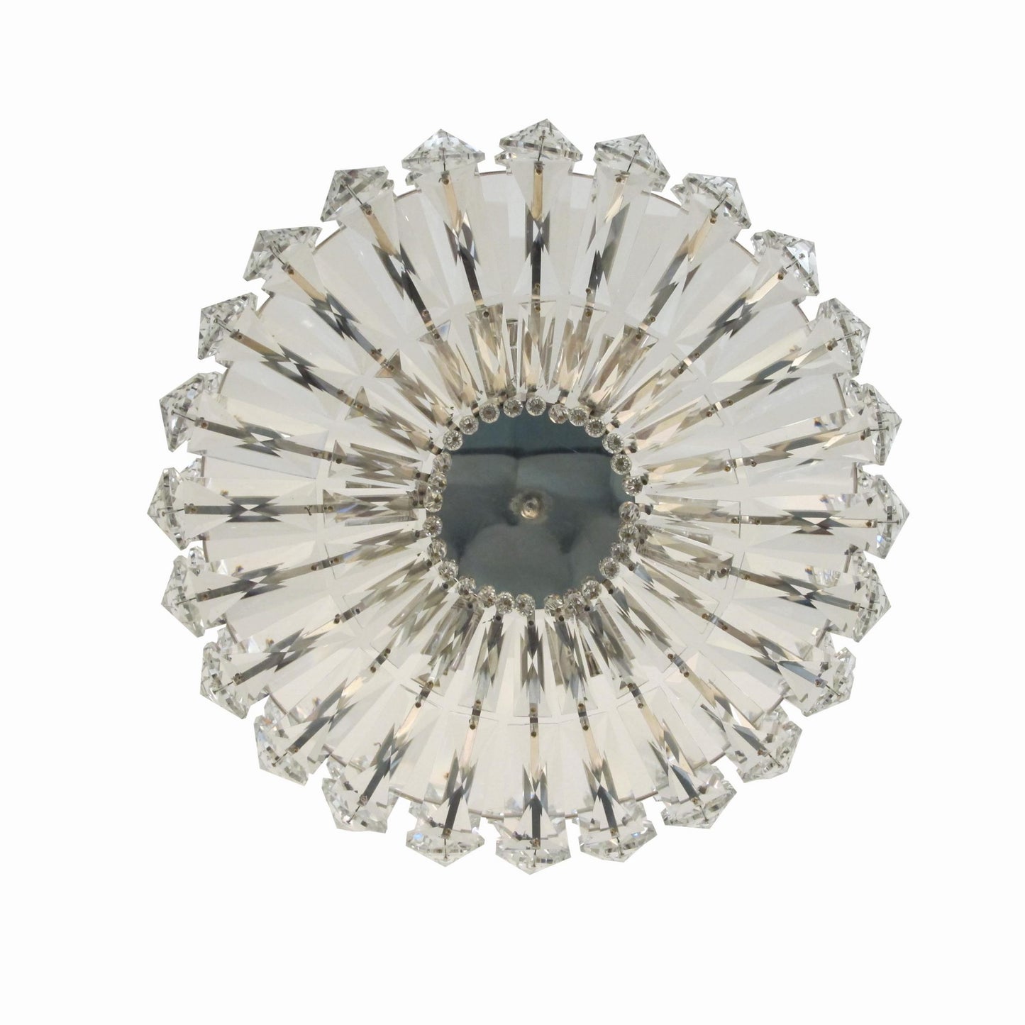 Crystal glass ceiling light