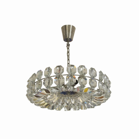 Crystal glass ceiling light