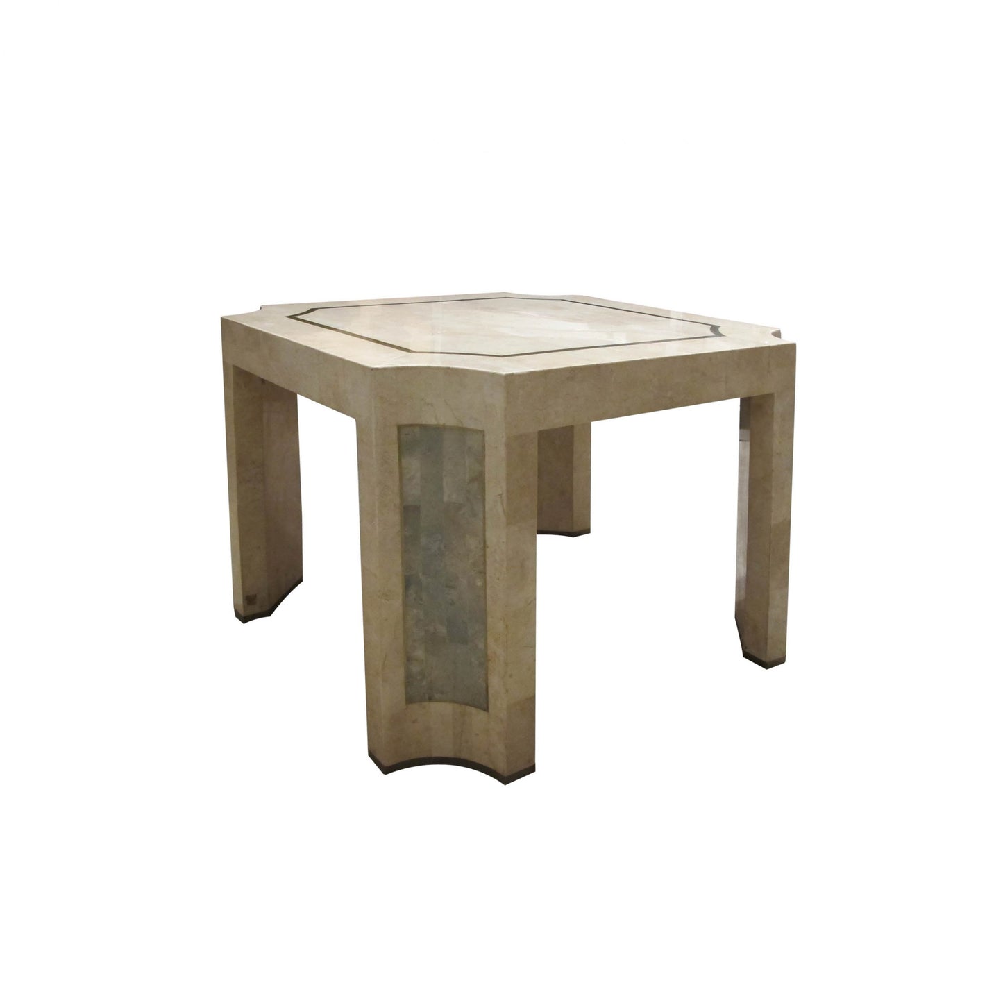 Pair of Tessellated stone side tables