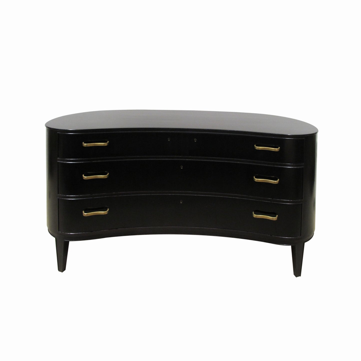 Mid century Ebonised chest of drawers