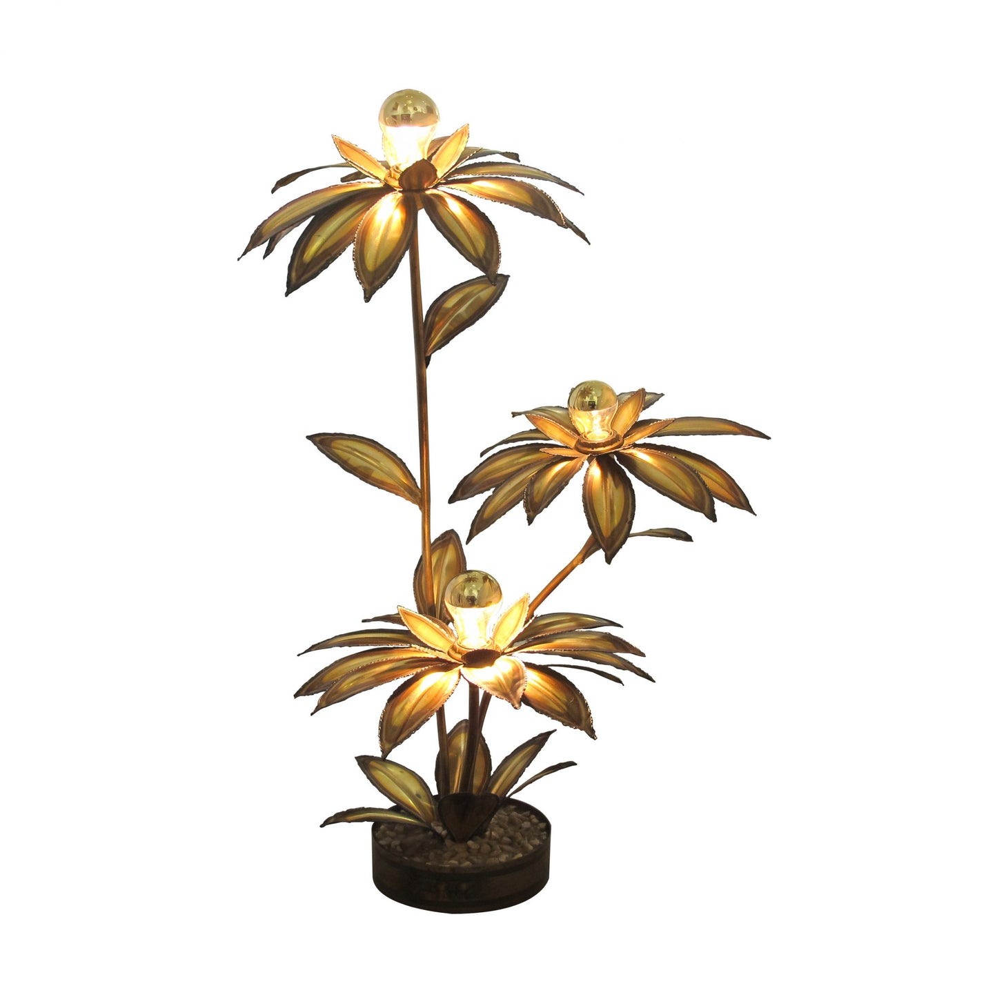 Maison Jansen Floral Lamp