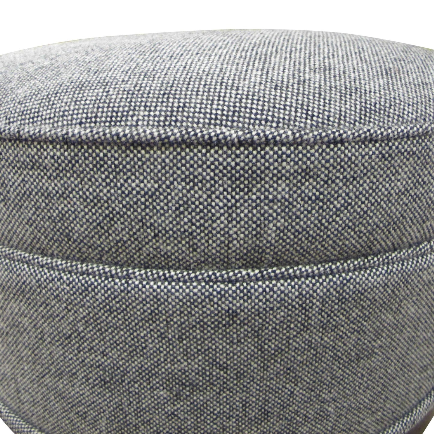 1940s French Art Deco Foot Stool, Newly Upholstered