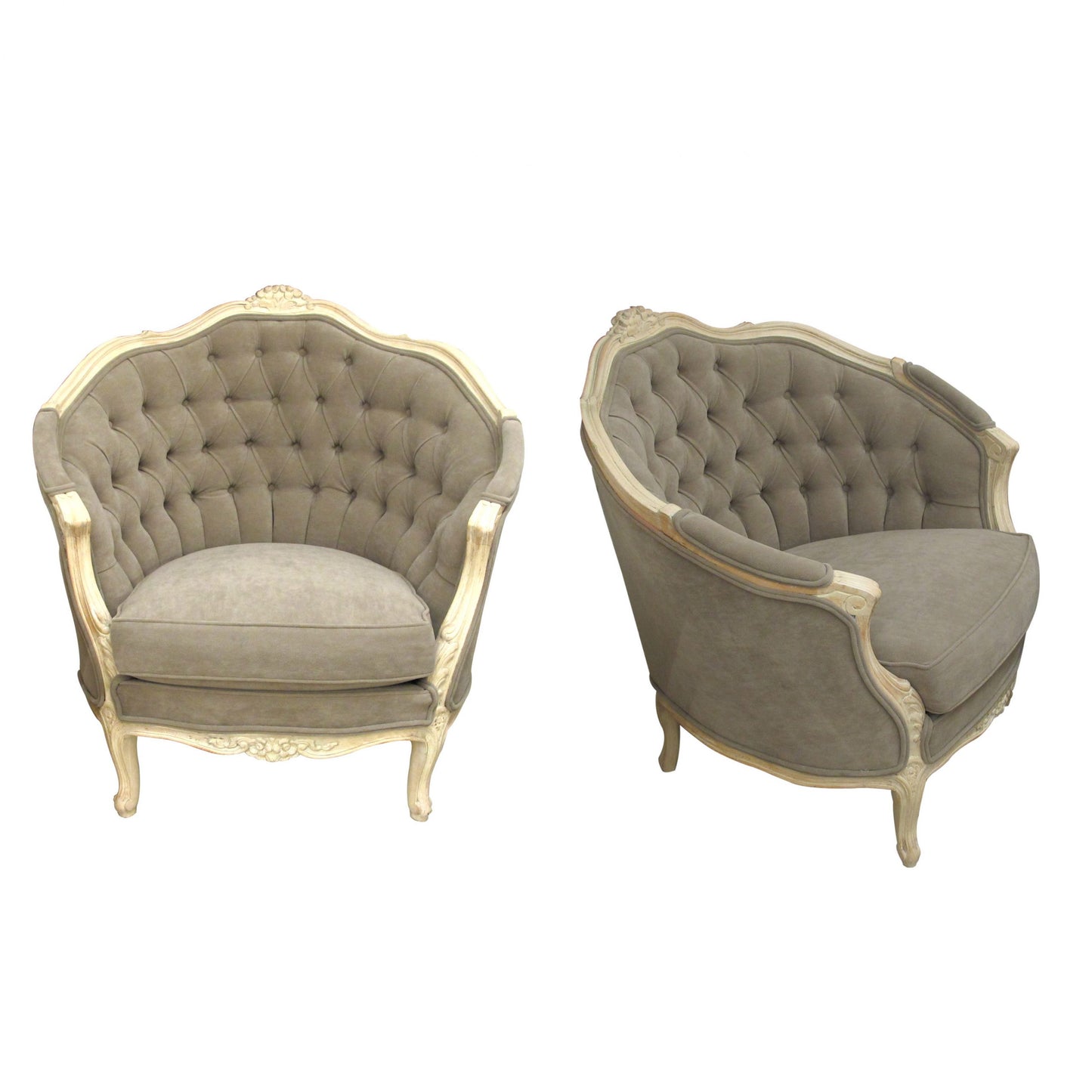 pair of French armchairs