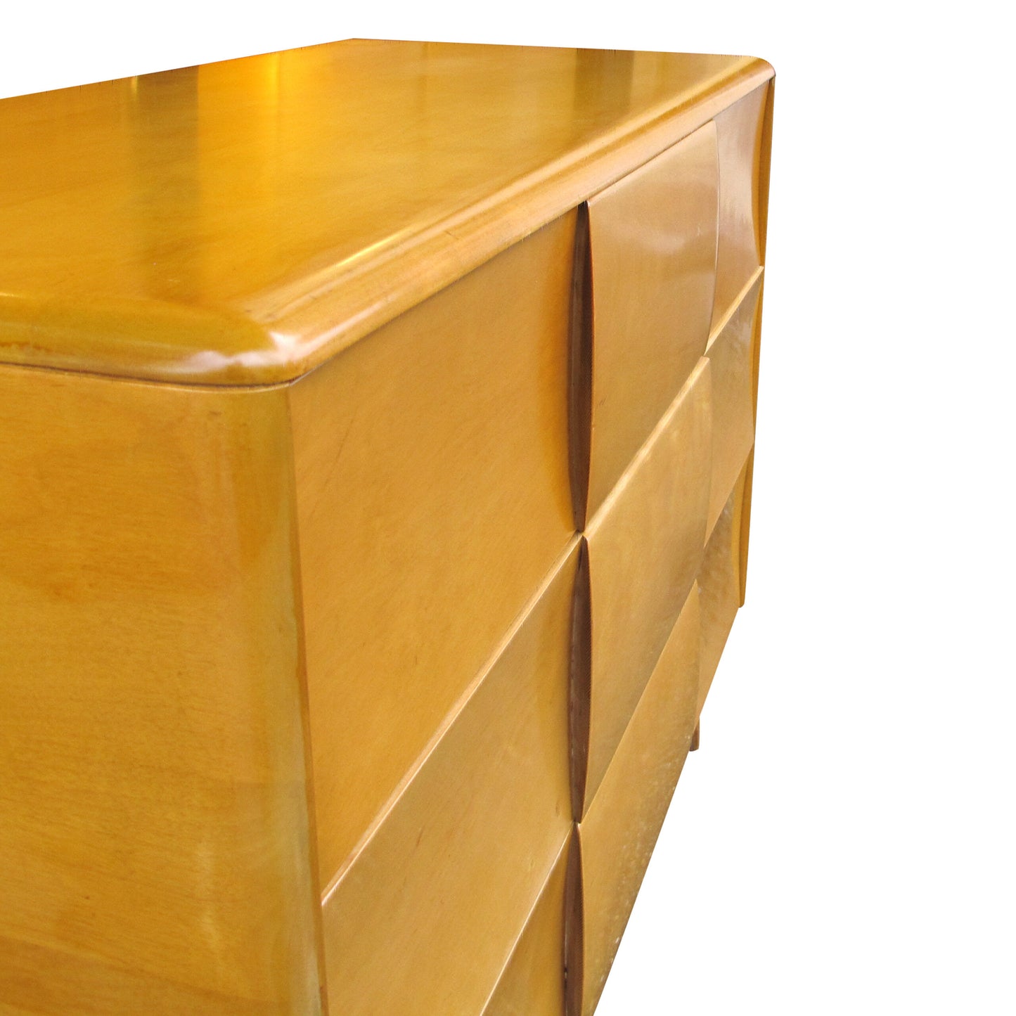 Pair of Vintage Heywood Wakefield "Kohinoor" Blonde Maple Chests of Drawers, American 1960s