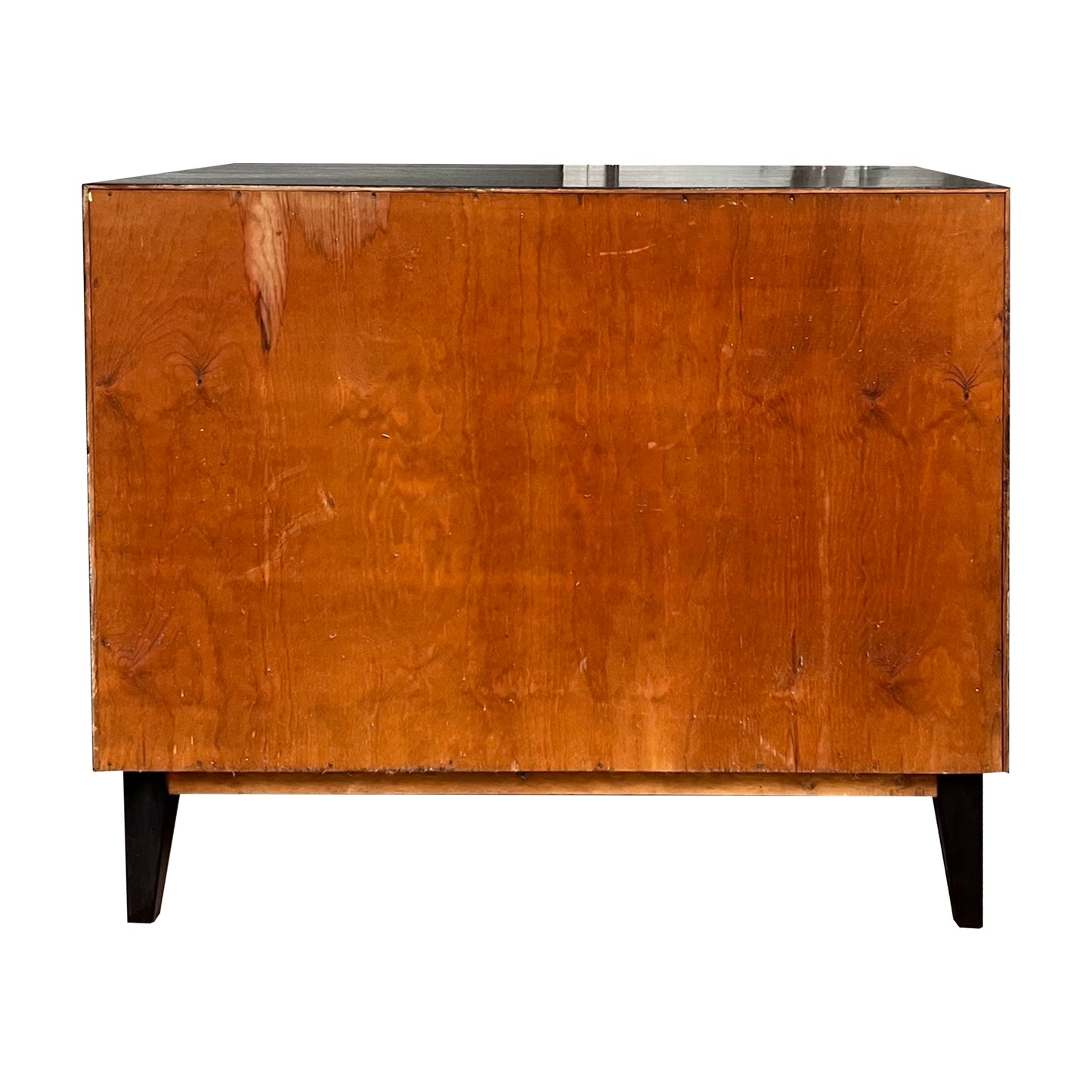 Scandinavian Chest of Drawers with Brass Handles, 1950s
