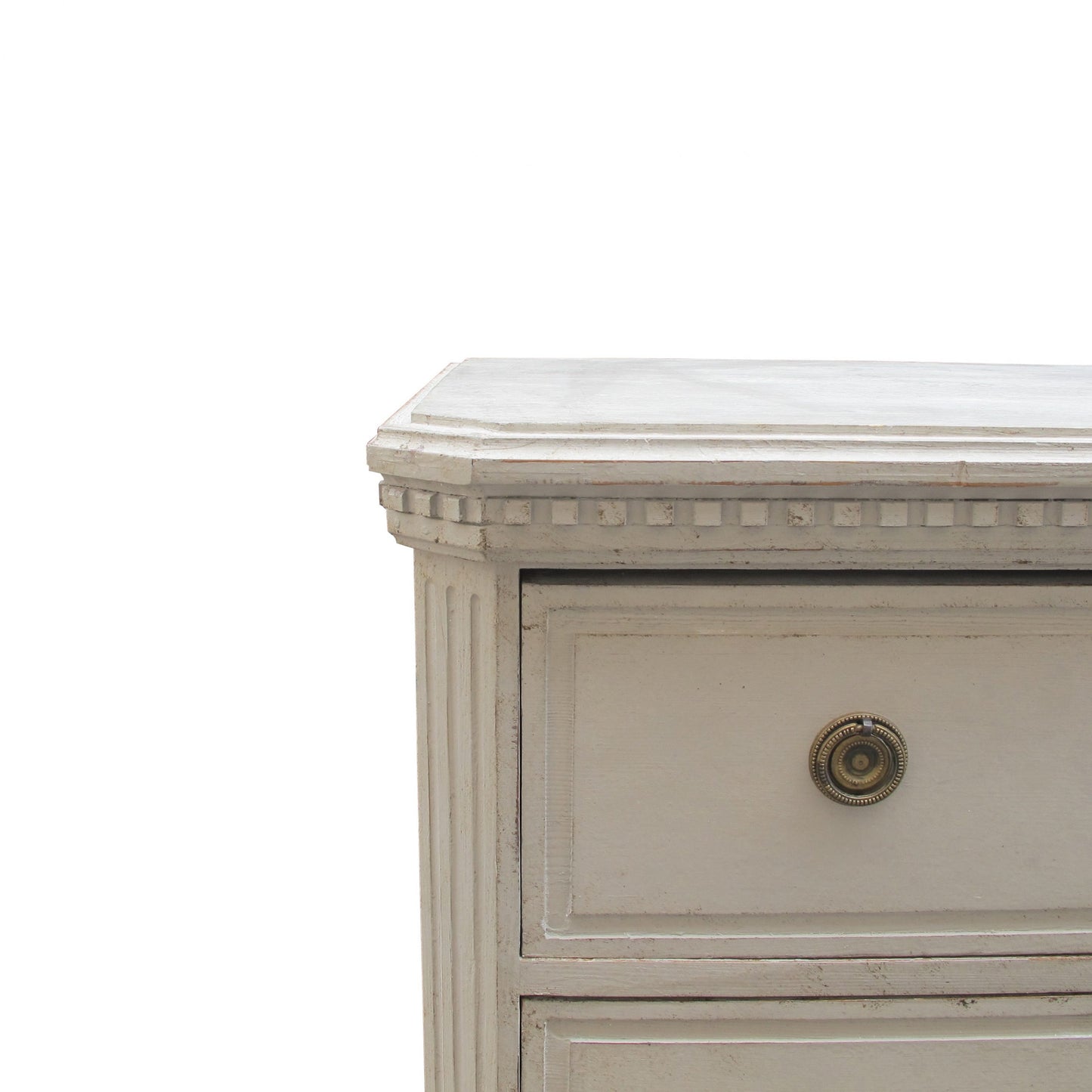 Pair of Swedish painted chest of drawers