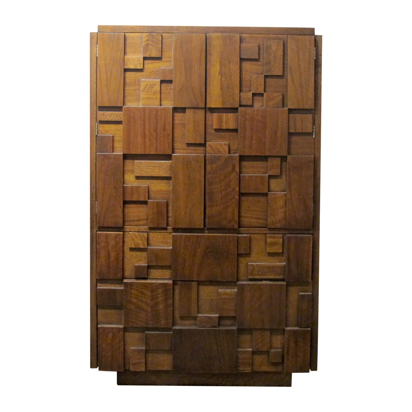 1960s “Staccato” tall Cabinet Designed by Paul Evans for Lane, American