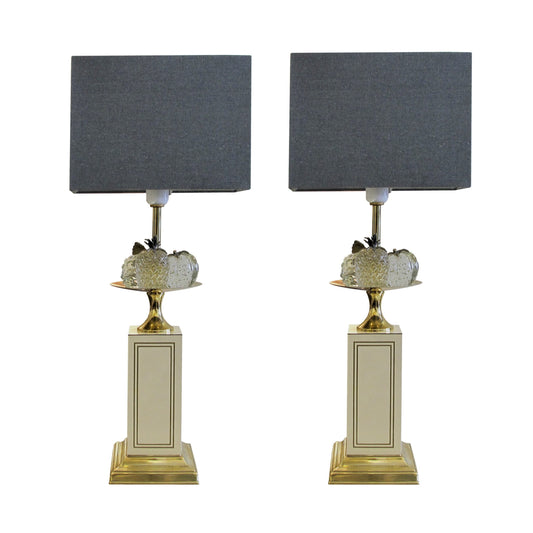 A pair of Maison Le Dauphin table lamps