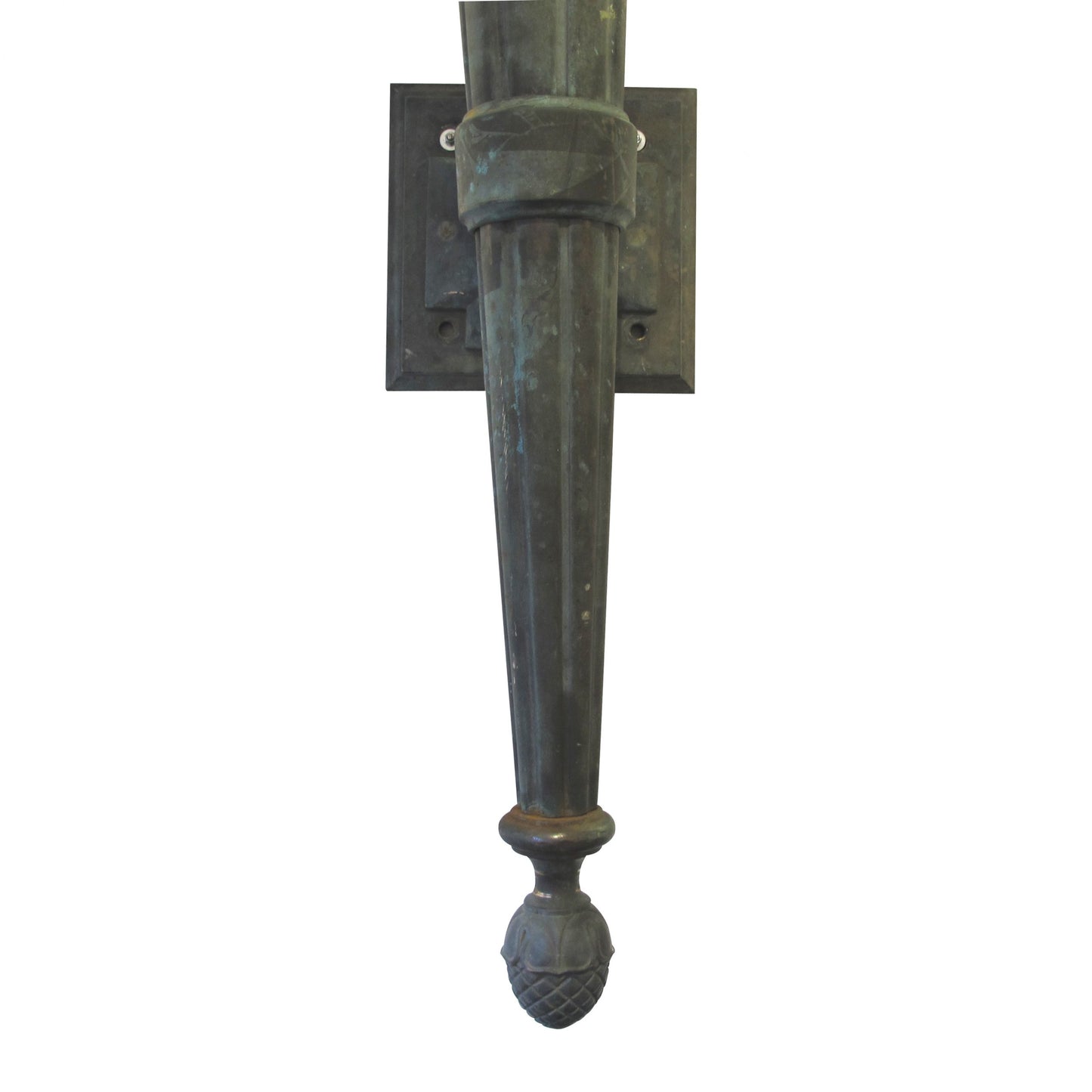 Pair of large bronze torches, english C. 1880