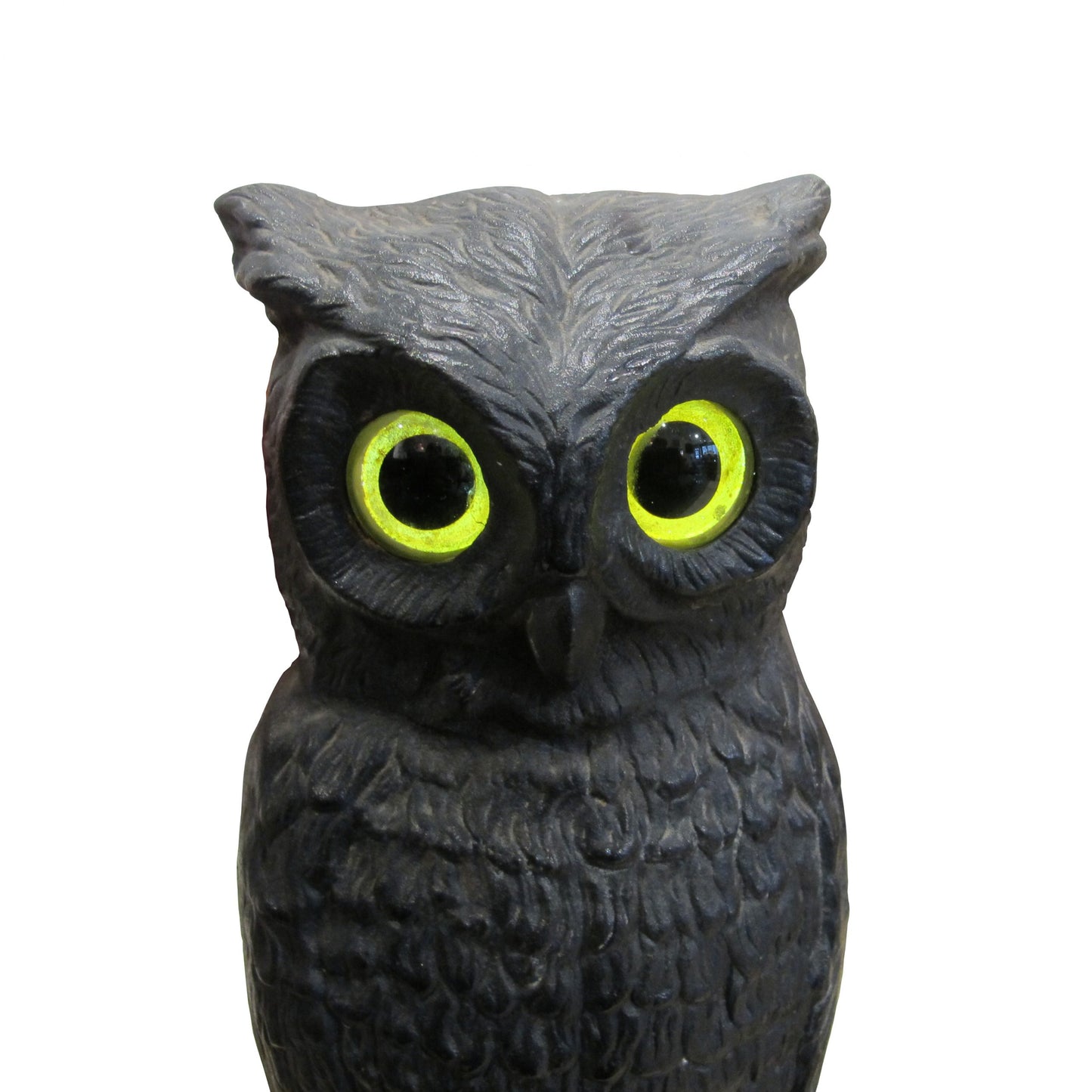 a pair of 1950's andirons cast iron owls , american