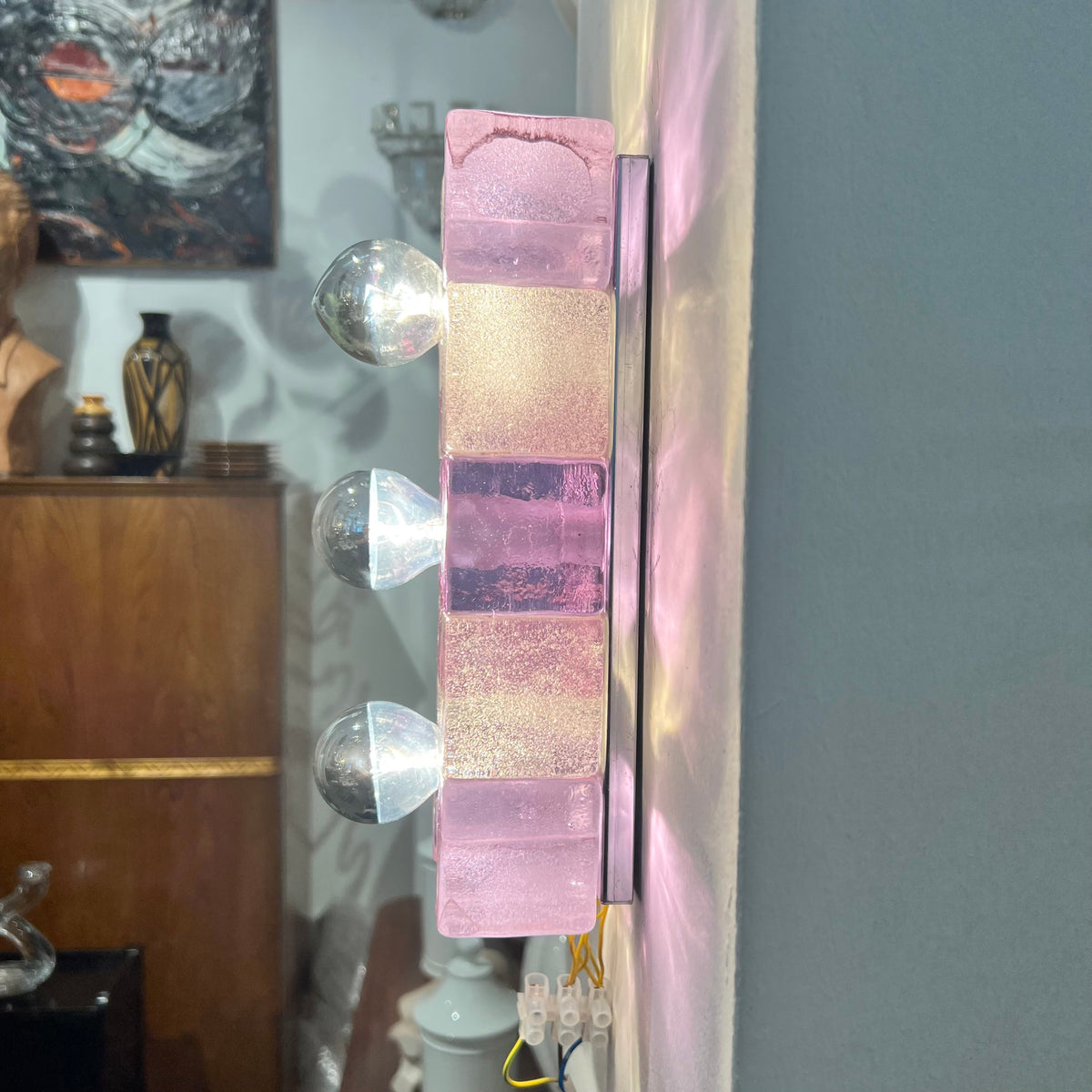Pair of Italian Mid-Century Wall Lights by Albano Poli for Poliarte, 1970s