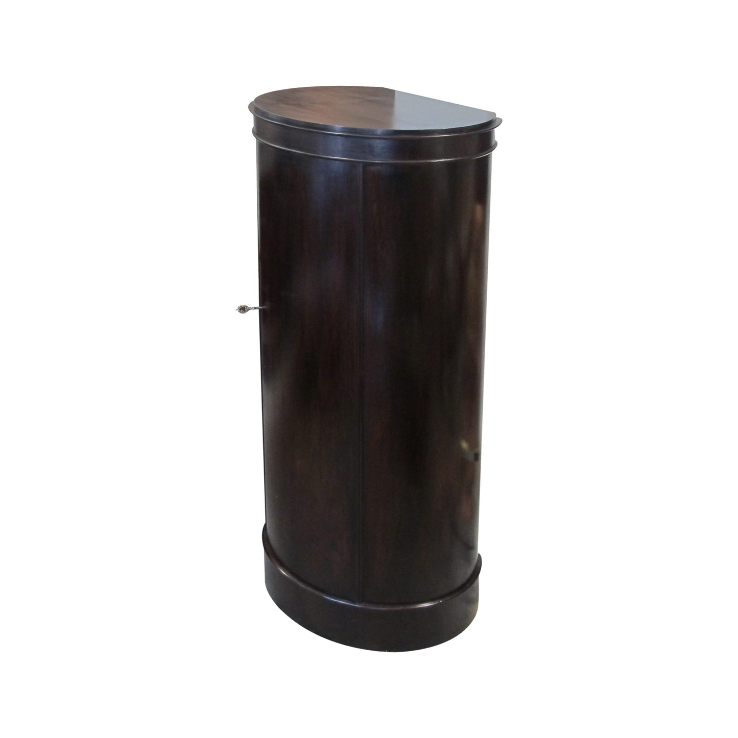 A rosewood cylinder pedestal cabinet, Danish mid-century