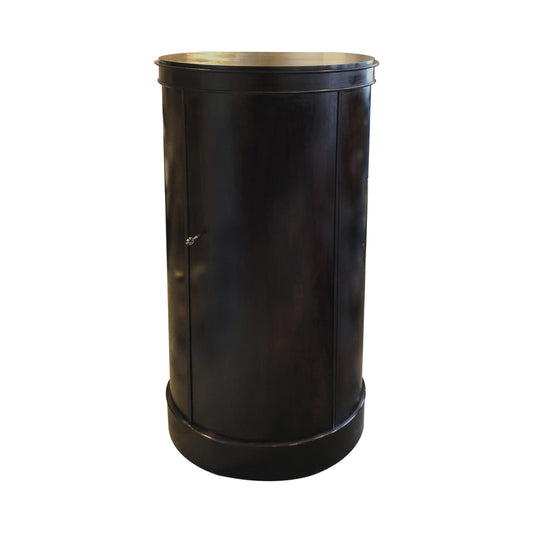 A rosewood cylinder pedestal cabinet, Danish mid-century