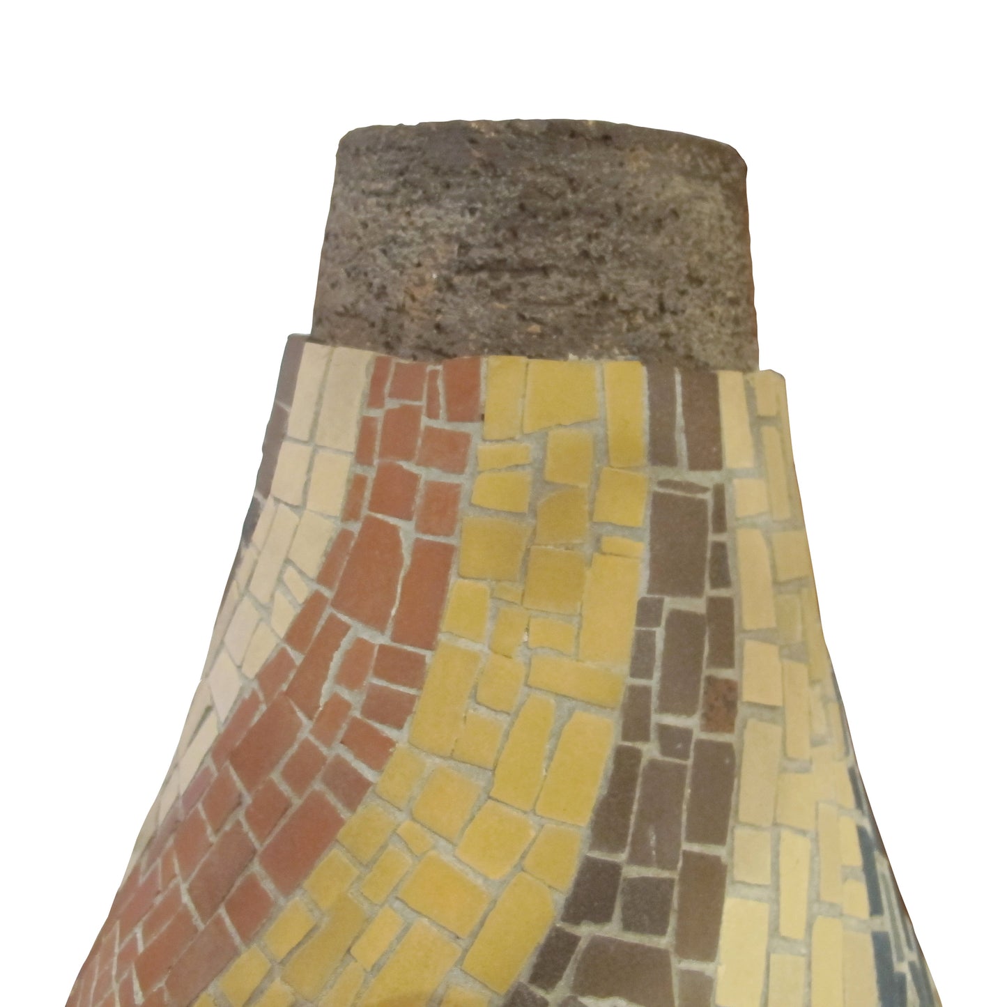 Large French Ceramic Mosaic Vase, Circa 1950s – Mid-Century Modern